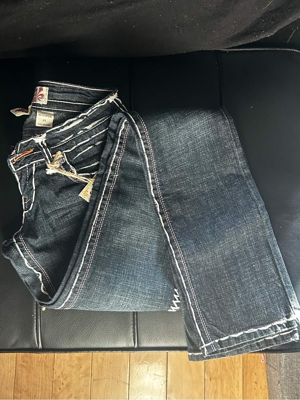 Vintage Laguna Beach Dark Wash Denim Jeans - Classic Straight Fit